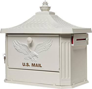 Architectural Mailboxes Hamilton Locking Post Mounted Mailbox