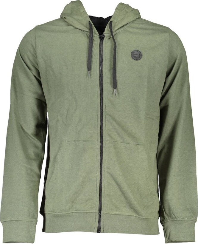 Gianmarco Venturi Verde Cotton Men's Men's Hoodie