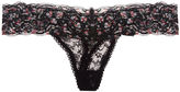 Thumbnail for your product : Wet Seal Floral Print Lace Thong