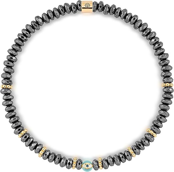 Karma and Luck Earth Guardian - Hematite Evil Eye Bracelet