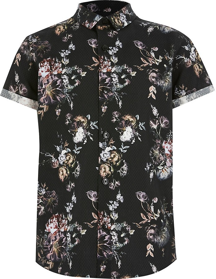baby boy floral shirt