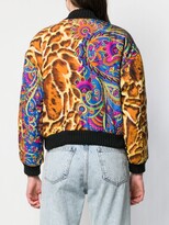 Thumbnail for your product : Versace Pre-Owned 1990s Mixed-Print Padded Bomber Jacket