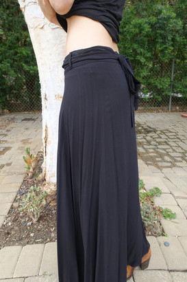 Tysa Wrap Skirt In Black