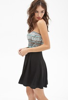 Thumbnail for your product : Forever 21 Sequined Combo Dress