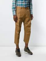 Thumbnail for your product : DSQUARED2 crumpled cropped trousers