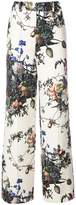Thumbnail for your product : Adam Lippes printed wide leg trousers