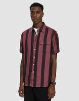 Thumbnail for your product : Saturdays NYC Nico Broad Stripe Short Sleeve Shirt