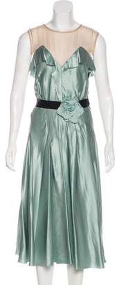 Lanvin Silk Midi Dress