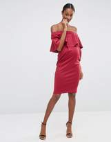 Thumbnail for your product : ASOS Maternity PREMIUM Satin Top Pencil Dress