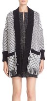 Thumbnail for your product : Burberry Women's Glasshouse Fringed Wool Sweater Jacket