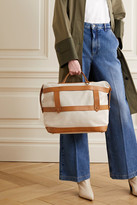 Thumbnail for your product : Paravel Weekender Leather-trimmed Cotton-canvas Weekend Bag