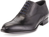 Thumbnail for your product : HUGO BOSS Gennot Perforated Wing-Tip, Black