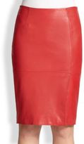 Thumbnail for your product : Moschino Cheap & Chic Moschino Cheap And Chic Leather Pencil Skirt