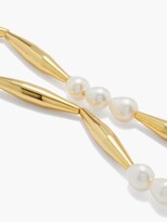 Thumbnail for your product : Tohum Evil Eye Glass, Pearl & 24kt Gold-plated Necklace - Orange
