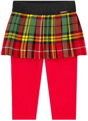 Junior Gaultier Mini skirt with fitted leggings