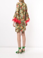 Thumbnail for your product : Bambah Floral Feather-Sleeve Dress