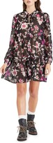 Thumbnail for your product : Sanctuary Floral Long Sleeve Babydoll Dress