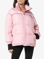 Thumbnail for your product : Prada Puffer Jacket With Logo Strap