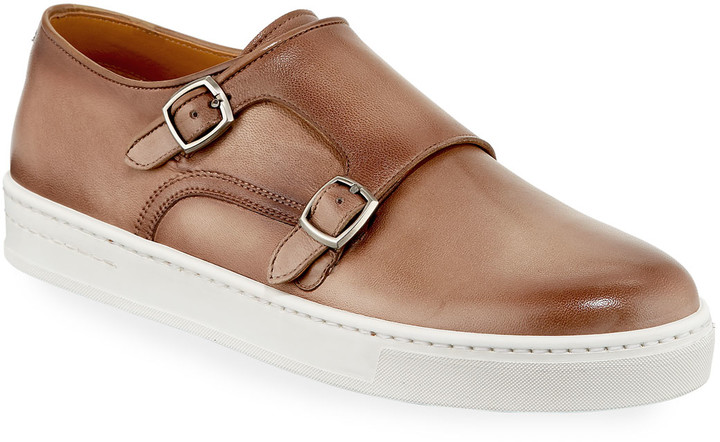 magnanni cuervo leather sneaker