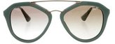 Thumbnail for your product : Prada Oversize Gradient Sunglasses