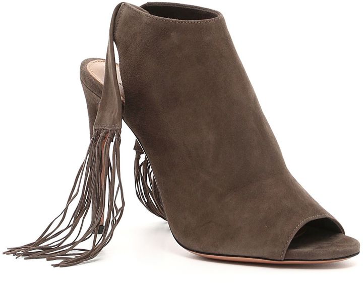 aquazzura fringe heels