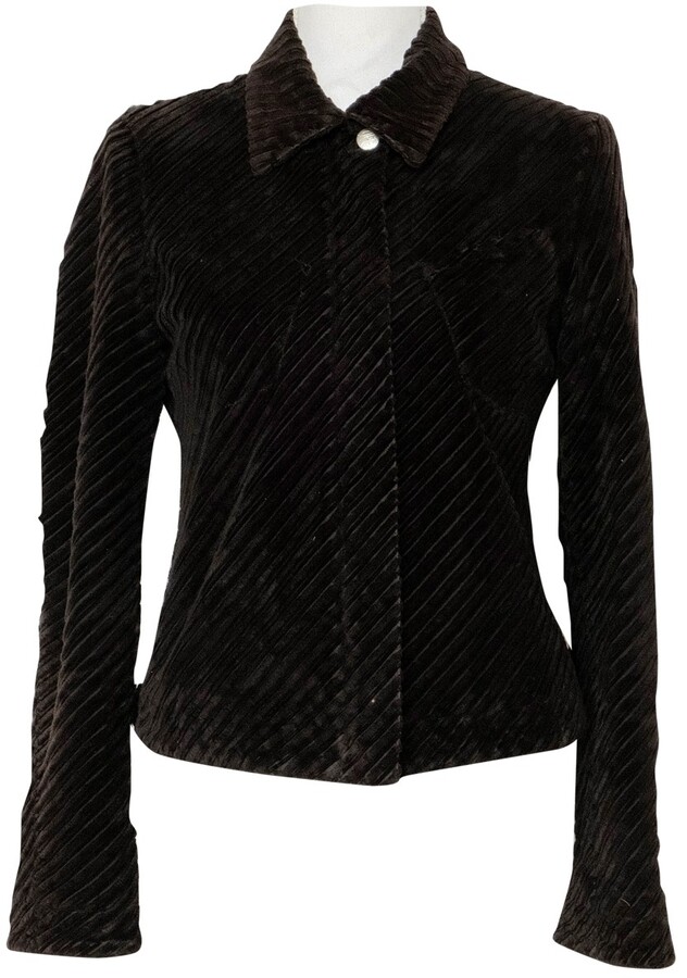 Jean Paul Gaultier black Velvet Jackets ShopStyle