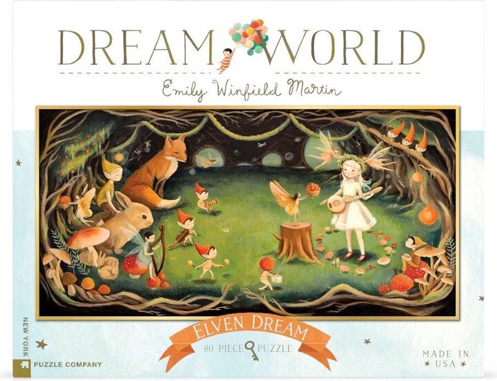 NEW YORK PUZZLE COMPANY Elven Dream 80 Piece Puzzle
