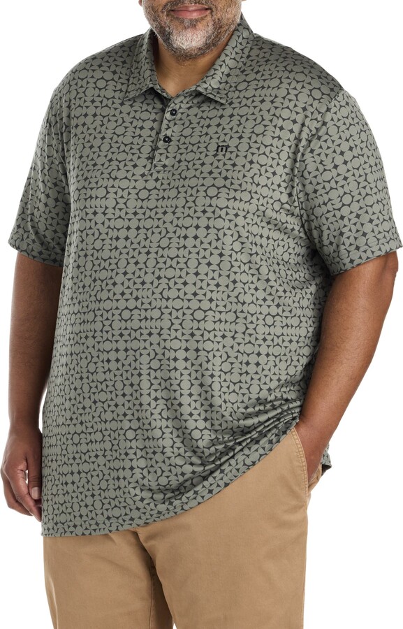 TravisMathew Fit By DXL Big & Tall Featherweight Caves Polo Shirt