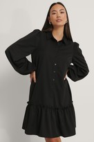 Thumbnail for your product : NA-KD Ruffle Hem Shirt Dress
