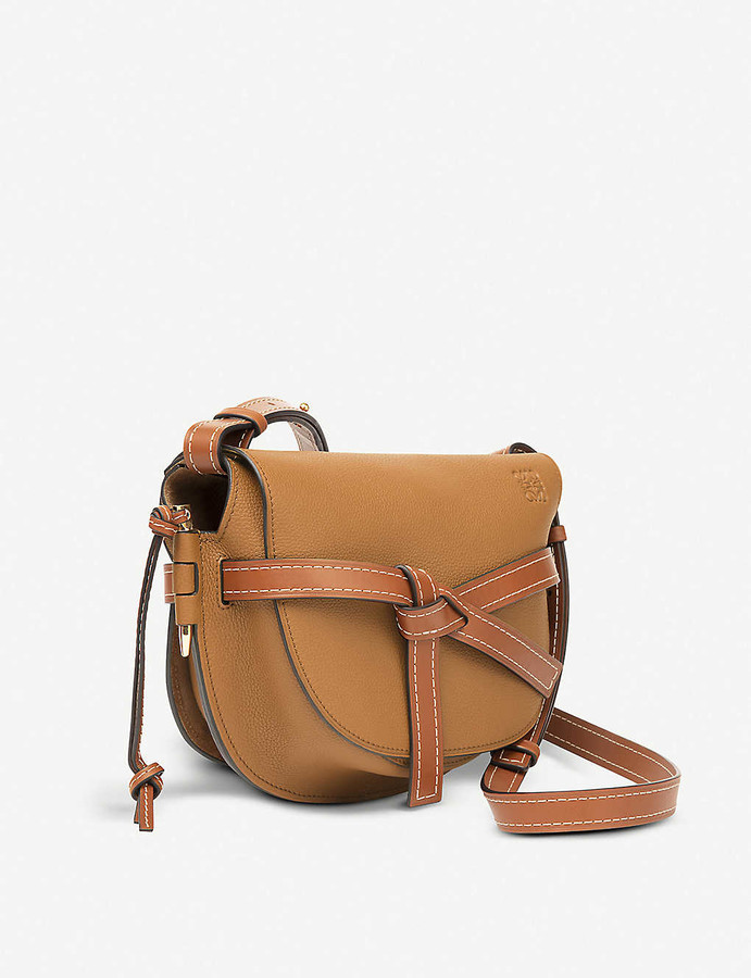 Loewe Gate small leather crossbody bag ShopStyle Clutches