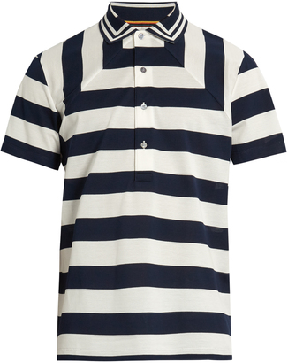 Paul Smith Striped cotton-piqué polo shirt