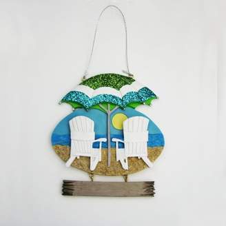 Kurt Adler 5" Resin Beach Chairs Ornament