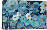 Thumbnail for your product : iCanvas Indigo Flowers I Canvas Art