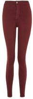 Thumbnail for your product : Topshop Moto red joni jeans