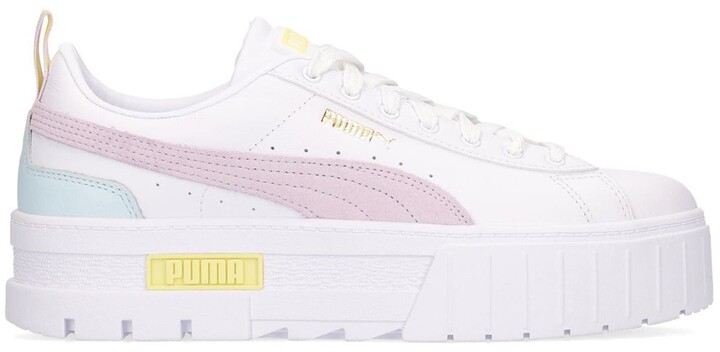 puma mauve sneakers
