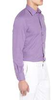 Thumbnail for your product : David Donahue Regular Fit Garment Washed Melange Sport Shirt
