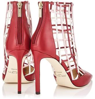 Jimmy Choo Sheldon 100 Caged Ankle Boots