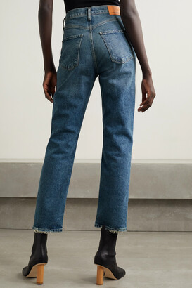 Citizens of Humanity Sabine High-rise Straight-leg Jeans - Dark denim