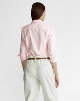 Thumbnail for your product : Polo Ralph Lauren Women's Pink Shirts & Blouses - Slim Fit Cotton Oxford Shirt - Size XL at The Iconic