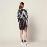Thumbnail for your product : Sandro Short striped dress with V-neck