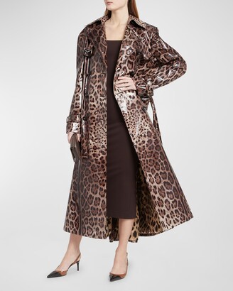 Tiger Print Trench Coat - Men - OBSOLETES DO NOT TOUCH