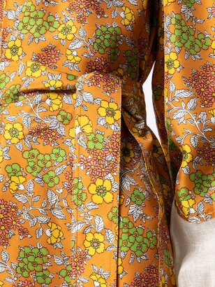 Tory Burch Wallpaper Floral Silk Dress