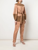 Thumbnail for your product : Sea Contrast Panel Belted Waist Jumpsuit