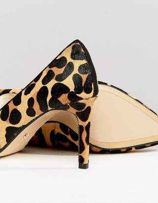 Dune London Leopard Print Pointed Heeled Shoes