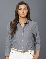 Thumbnail for your product : Lauren Ralph Lauren Petite Priya 3/4-Sleeved Non-Iron Shirt