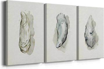 Dakota Fields Oysters on the Bay I -Custom Wrapped Gallery Canvas - 3 Pieces