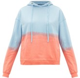 Thumbnail for your product : Arizona Love Alexa Tie-dye Cotton Hooded Sweatshirt - Blue Print