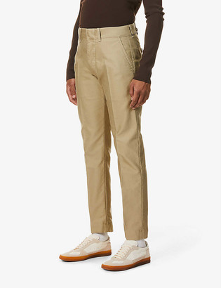 Tom Ford Straight-leg cotton chinos - ShopStyle Casual Pants