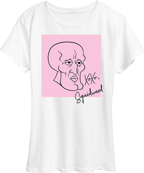 Women's Spongebob Squarepants XOXO Squidward Graphic Tee