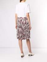 Thumbnail for your product : Markus Lupfer pleated t-shirt dress